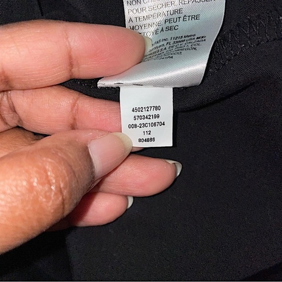 Chico's Lace Detail Flutter Sleeve Tee - Picture 7 of 8